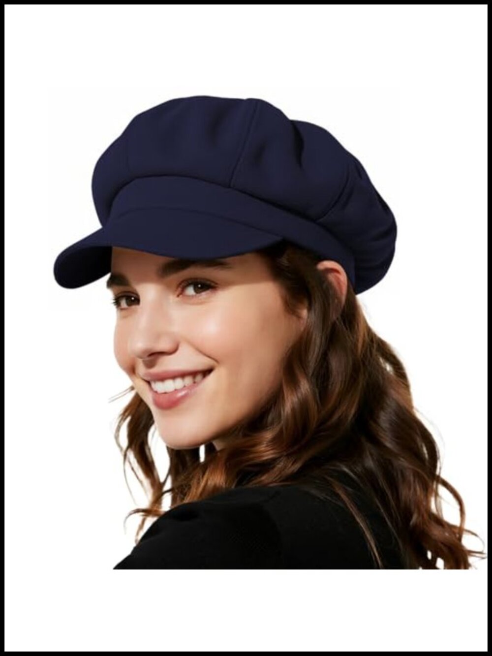 Polyester Newsboy Cap Slim 8 Panel Crown Adjustable fit for Casual Wear